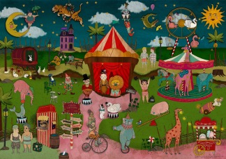 ​​​​​​​Circus Contraire 50x70 Print - 