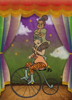 Biking with Pride | Circus Contraire | Print - Biking with Pride