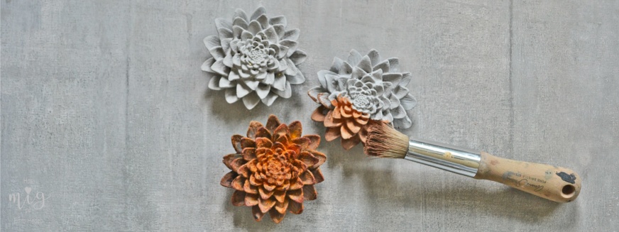 Med Annie Sloan Chalk Paint™ kan du måla på betong och nästan alla material. Du kan skapa intressanta effekter som rost och ärgad koppar.