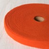 Förfilt i merinoull 2,5 cm band - Förfilt 2,5 cm per meter - Orange