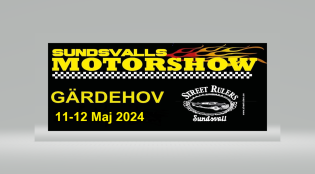Vi kommer vara med på Sundsvalls Motorshow. Hoppas vi syns där och kan prata motorkultur.