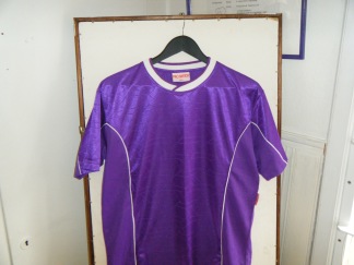 T-shirt i funktionsmaterial, lila/vit, ProMatch, st 170