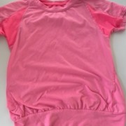T-shirt i funktionsmaterial, rosa, HM Sport, st 122/128