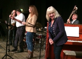 Från vänster: Per Norlén, Mars Farell, Annika Skoglund, Monica Dominique och Hasse Larsson