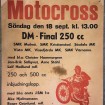 Affisch motcross - Skillingaryd 18 September