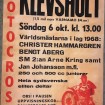 Affisch motcross - Klevshult 6 oktober