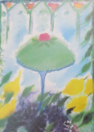 Lena Linderholm, Princesstårta 50 x 70 / Blad Lena Linderholm, Princesstårta 50 x 70 / Blad