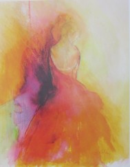Emilia Linderholm, Som en smekning 50 x 70 / Blad Emilia Linderholm, Som en smekning 50 x 70 / Blad