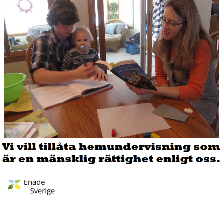Hemundervisning är tillåtet i alla nordiska länder utom Sverige! Dags att vi tillåter detta även i Sverige. Hemundervisning är tillåtet i alla nordiska länder utom Sverige! Dags att vi tillåter detta även i Sverige.