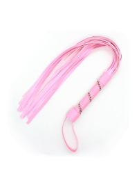 Chain handle flogger 64cm pink