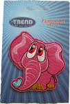 Textilmärke Rosa Elefant