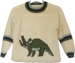 Mönster till Dinosaurietröja/Triceratopströja