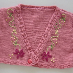 Mönster till Bolero med broderi - Bolero med broderi