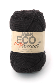 M&K Eco Baby Bomull - Svart