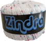 Zindra - Vit med multifärgade pärlor