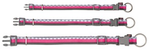 Freshline halsband Spot, L-XL: 40-65 cm/25 mm, rosa/grå - Freshline halsband Spot, L-XL: 40-65 cm/25 mm, rosa/grå