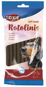 Soft Snack Rotolinis, oxkött, 12 cm, 12 st/120 g - Soft Snack Rotolinis, oxkött, 12 cm, 12 st/120 g