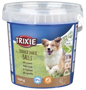 PREMIO Trainer Snack Balls m. lamm, 500g plasthink - PREMIO Trainer Snack Balls m. lamm, 500g plasthink