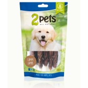 2pets Tuggpinne m lamm 12cm 6-pack, 70g