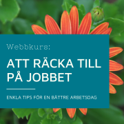 Att räcka till på jobbet