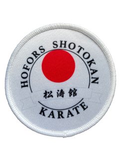 Klubbmärke Hofors Shotokan karate - Klubbmärke 70mm