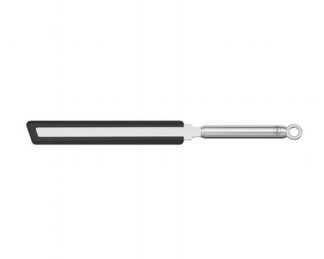 Palett/pannkaksvändare rak stål/svart - 32 cm - Palett/pannkaksvändare rak stål/svart - 32 cm