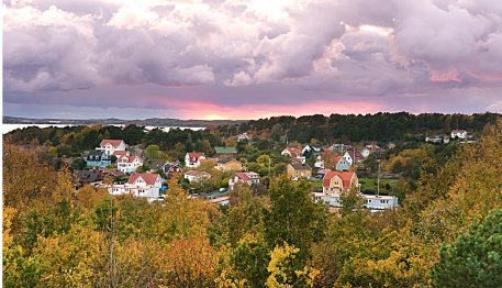 attraktiva orter på landsbygden