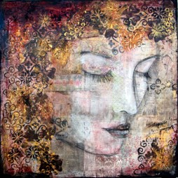 "Stillness II", 60x60cm (24"x24"), SOLD
