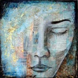 "Peace Within", 30x30cm, 12"x12", SOLD