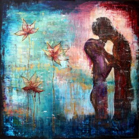Love, 120x120cm, (48"x48") - SOLD