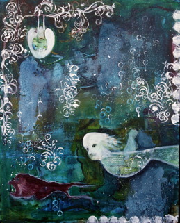 "Is that the moon?", 50cm x 30cm, (20"x12") SOLD
