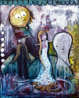 "Come along", 50cm x 30cm, 20"x12", SOLD