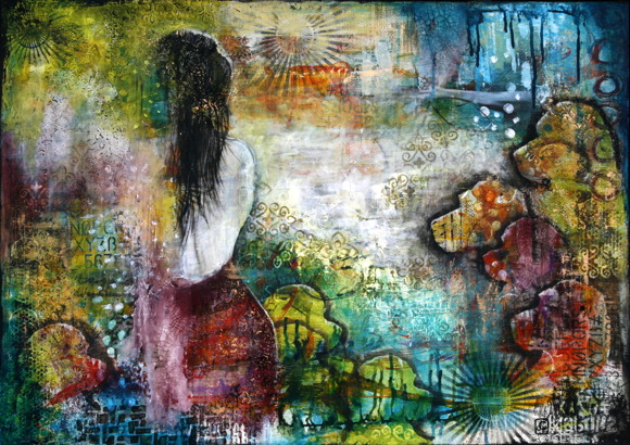 "Back to Eden", 140x100cm, SOLD