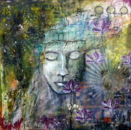 "Be Brave" 60cmx60cm, 24"x24" SOLD