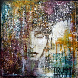 "Trust", 1m x 1m, 40"x40", SOLD