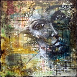 "I am who I am", 75x75cm, SOLD