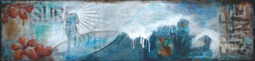 "Free Spirit" 120cmx30cm, 48"x12", SOLD