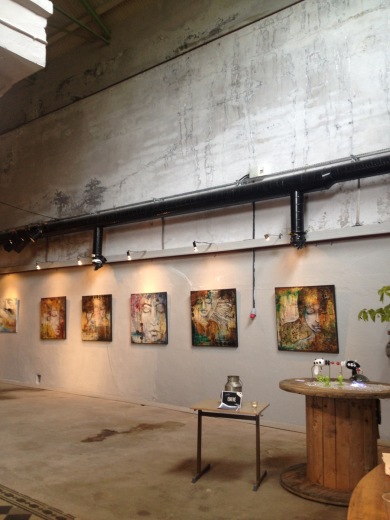 5 of my big 1x1 meter paintings side by side :-) 5 of my big 1x1 meter paintings side by side :-)