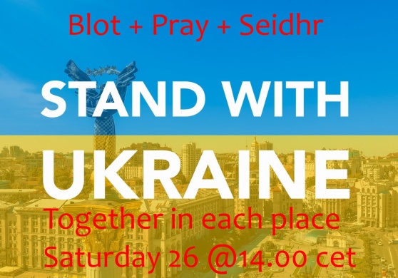 Blot + pray + seidhr Stand with Ukraine