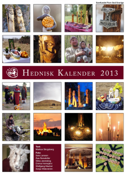 Hednisk kalender 2013