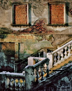 Golden Staircase (From the series Cities of the Drum) 122x91 cm