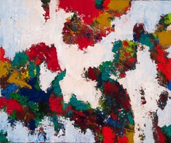 Colours Beneath, 2014, Oil on canvas, 96 x 91 cm (sold)