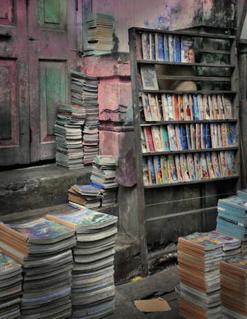 Yangon Books (From the series Burma: Land of the Day Stars) 91x72 cm