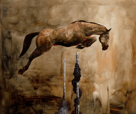 the Education of Pegasus: Glory Days, 2014, 152x182cm (Sold)