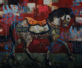 Elegant Horse, oil on canvas, 102 x 122 cm, 2015