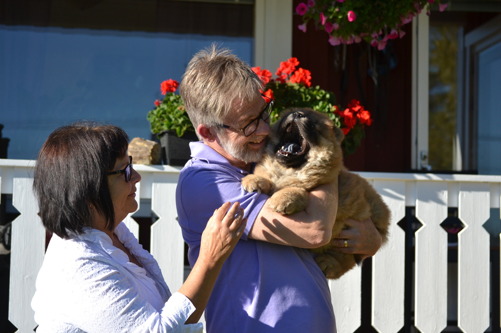Anneli & Dan med sin Tryggve som visar att det här med fotografering inte är ett dugg intressant. Anneli & Dan med sin Tryggve som visar att det här med fotografering inte är ett dugg intressant.