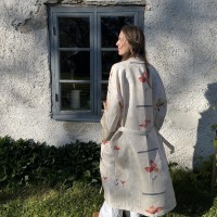 Kimono gjord av återbruk 30-tal