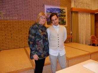 Jamsid med sin svenska "mamma" Ingeli Jamsid med sin svenska "mamma" Ingeli
