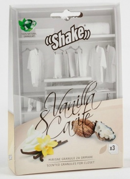 SHAKE™ Doftpåsar för Garderob - Vanilj & Carite, doften av vanilj med en touch av sheasmör.