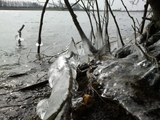 Interesting ice formations in Viannen. The spring is very cold here in Holland!